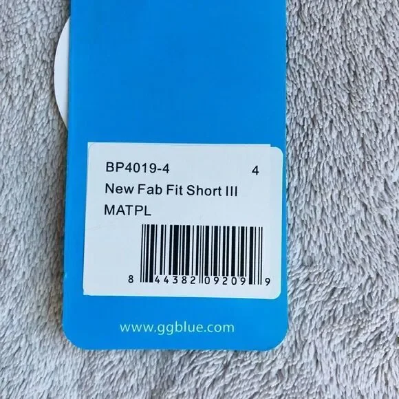 GG Blue Golf Green and White Plaid New Fab Fit Short III - Picture 9 of 15